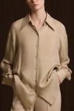  NUDE RELAXED SILK SHIRT 