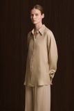  NUDE RELAXED SILK SHIRT 
