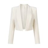  SANDSTONE CROPPED BLAZER 