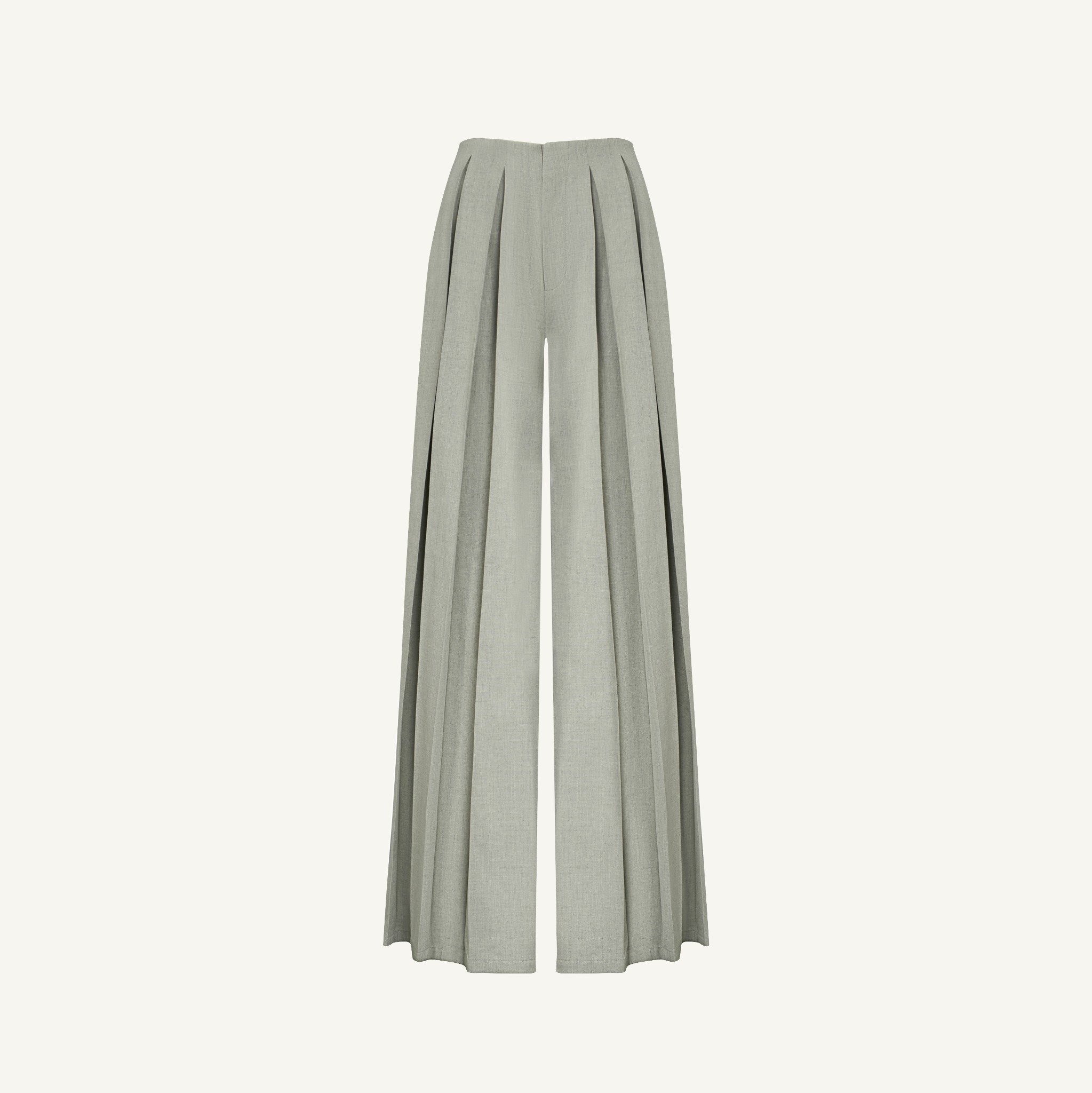  SERENE WIDE-LEG TAILORED TROUSERS 