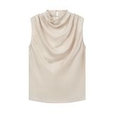  SOREL HIGH NECK SILK TOP 