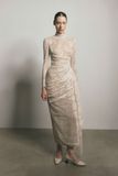  WILLOW DRAPED LACE DRESS 