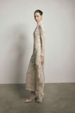  WILLOW DRAPED LACE DRESS 