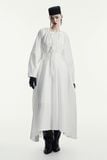  SEREIN WHITE GATHERED  DRESS 