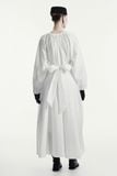  SEREIN WHITE GATHERED  DRESS 