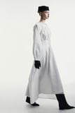 SEREIN WHITE GATHERED  DRESS 