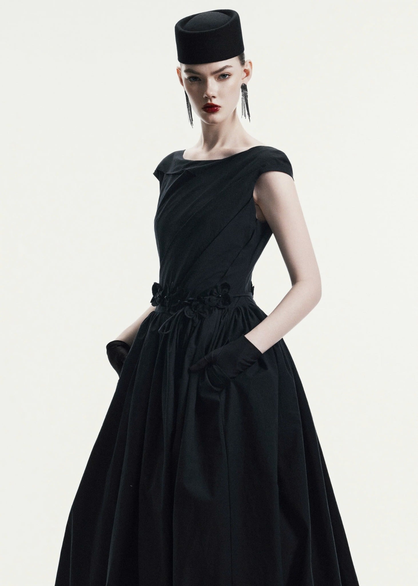  NOIR BLOOM BUBBLE GOWN 