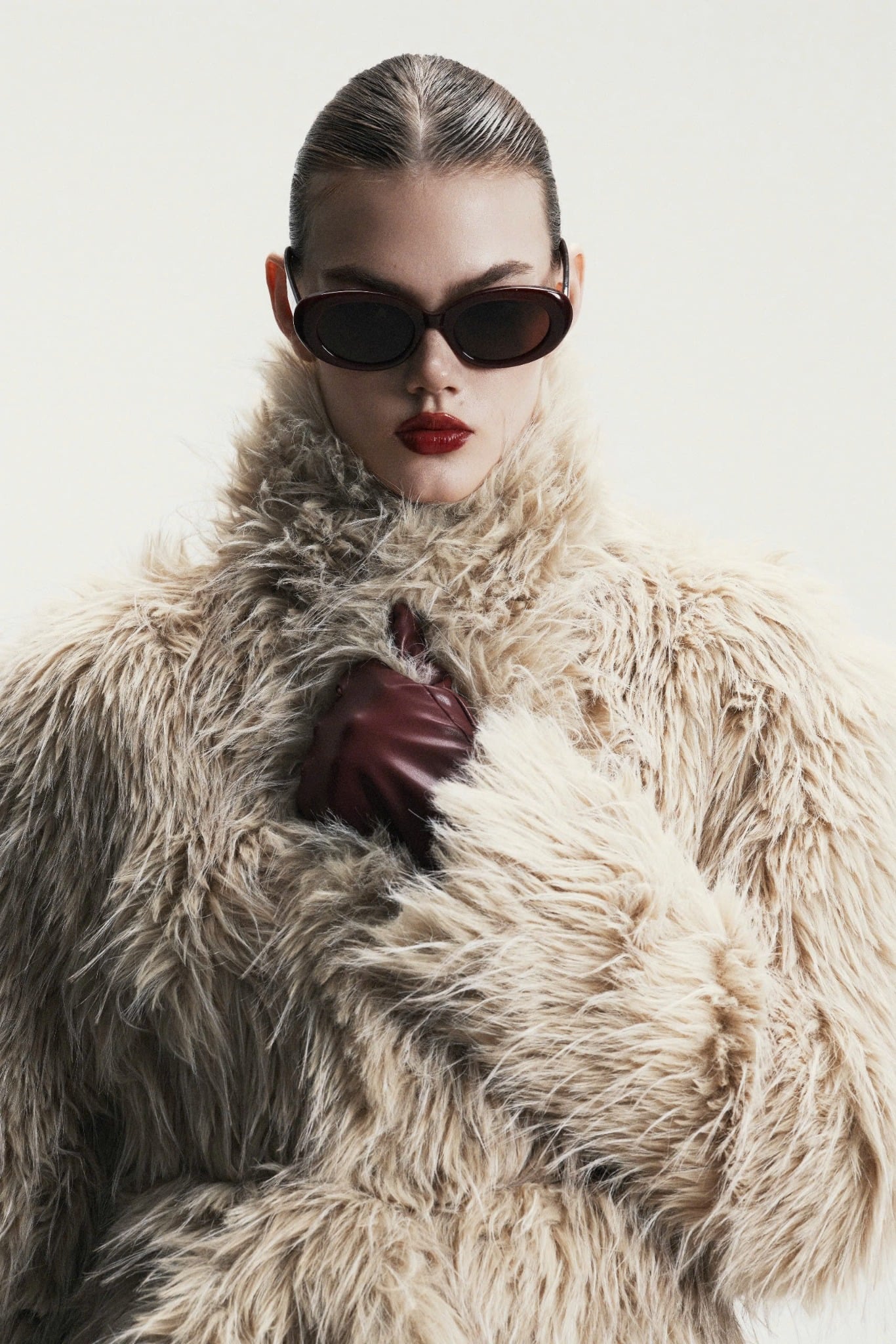  FROST WHISPER FAUX-FUR COAT 