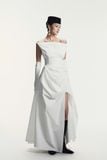  IVORY SCULPTURE GOWN 
