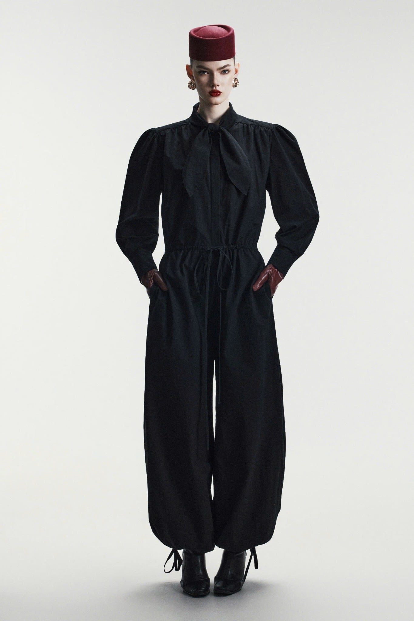  MIDNIGHT BOW JUMSUIT 
