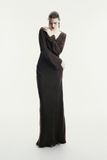  NOIR DRAPE EVENING GOWN 