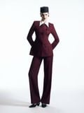  BURGUNDY SILENCE TAILORED SUIT 