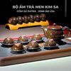  BỘ ẤM TRÀ MEN KIM SA DÁNG TRÒN 