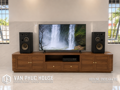 BÀN GIAO NỘI THẤT TỦ BẾP - TỦ TIVI - TỦ GẦM CẦU THANG NHÀ CHÚ THÀNH TẠI BẮC CAM RANH