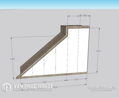 BÀN GIAO VÁCH TIVI, TỦ DƯỚI CHÂN CẦU THANG - ANH KHẢI - CAM ĐỨC