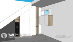 BÀN GIAO VÁCH TIVI, TỦ DƯỚI CHÂN CẦU THANG - ANH KHẢI - CAM ĐỨC