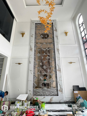 BÀN GIAO NỘI THẤT NHÀ TÂN CỔ ĐIỂN NHÀ ANH TÂN - BA NGÒI