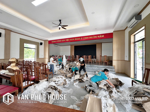 HOÀN THIỆN BÀN GIAO BÀN GHẾ HỘI TRƯỜNG PHƯỜNG BẮC CAM RANH – KHÔNG GIAN MỚI, DIỆN MẠO MỚI!