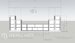 BÀN GIAO HỆ TỦ TRANG TRÍ/ TỦ SÁCH - CHÙA THANH SƠN - CAM LÂM - KHÁNH HÒA