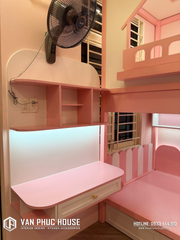 BÀN GIAO GIƯỜNG TẦNG KẾT HỢP BÀN HỌC - ANH QUỐC - BA NGÒI