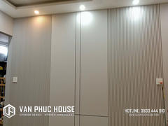 THI CÔNG ỐP VÁCH CHO NHÀ CHỊ THỦY - CAM ĐỨC