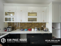 BÀN GIAO NỘI THẤT NHÀ TÂN CỔ ĐIỂN NHÀ ANH TÂN - BA NGÒI