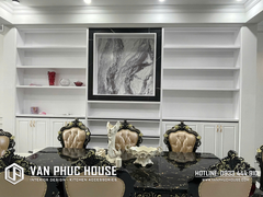 BÀN GIAO NỘI THẤT NHÀ TÂN CỔ ĐIỂN NHÀ ANH TÂN - BA NGÒI