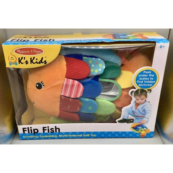 Melissa & Doug Flip Fish Soft Baby Toy