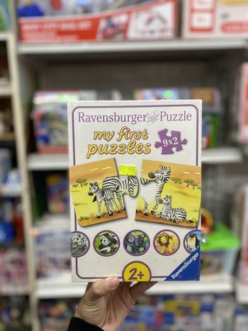  RV06943 9 Xếp hình puzzle gia đình thú cưng 9 bộ 2 mảnh Ravensburger-2+-9 bộ 2 mảnh-Puzzle Children-200k đến 300k 