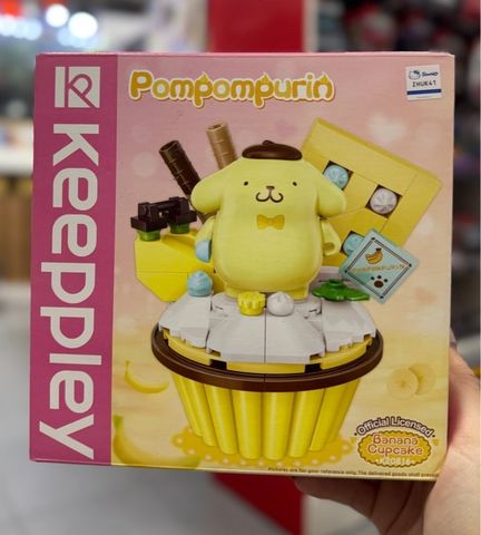 Đồ Chơi Lắp Ráp KEEPPLEY Sanrio Cupcake-Pompompurin K20816 