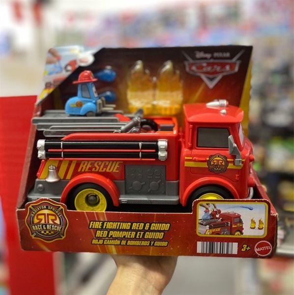 JFL54 Disney Pixar Cars Race & Rescue Fire Fighting Fire Truck