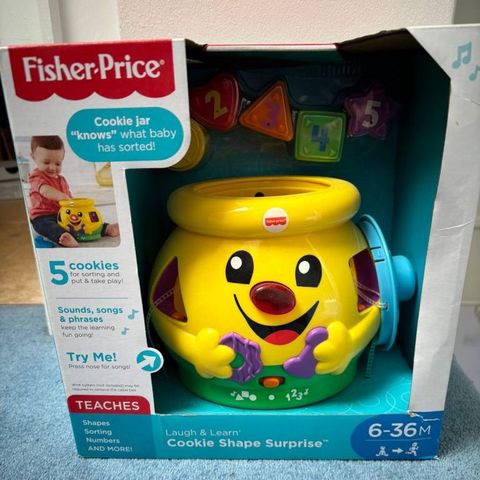  Hũ bánh học hình L5846 - Fisher Price Laugh and Learn Cookie Shape Surprise 
