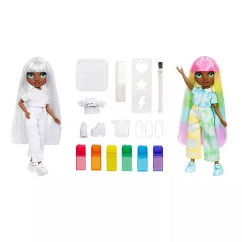  Búp bê Rainbow High Watercolor & Create Fashion Diy Doll 