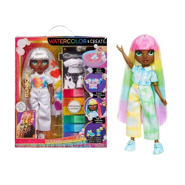 Rainbow High Watercolor & Create Fashion Diy Doll