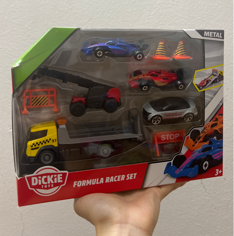  203333002 Bộ Đồ Chơi Xe Đua Công Thức DICKIE TOYS Formula Racer Set 