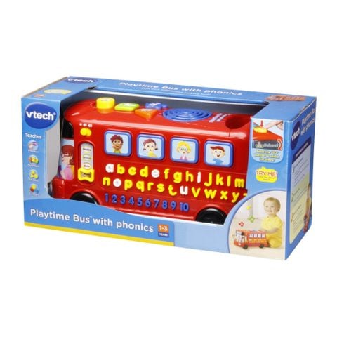  Xe buýt học tập 80-064803 VTech Playtime Bus with Phonics 