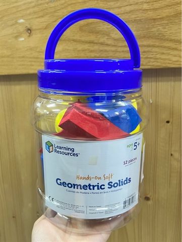  LER6120 Bộ hình học không gian 3D mềm - Hands-On Soft™ Geometric Solids 