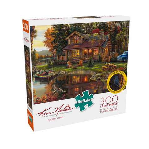  Tranh ghép Peace Like a River - 300 Piece Jigsaw Puzzle by Buffalo Games 