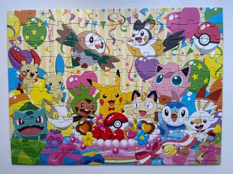  Pokemon Birthday Party - 100 Piece Jigsaw Puzzle by Buffalo Games 