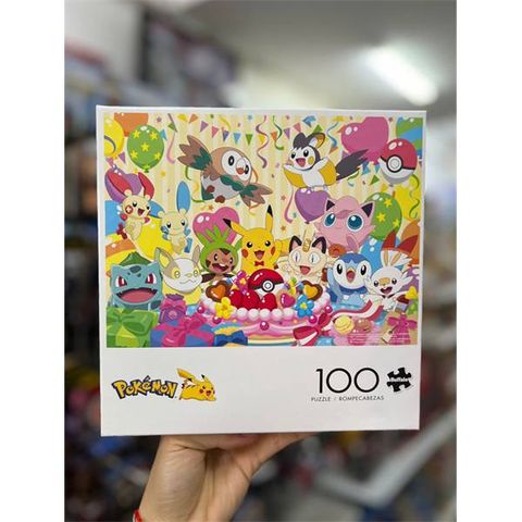  Pokemon Birthday Party - 100 Piece Jigsaw Puzzle by Buffalo Games 