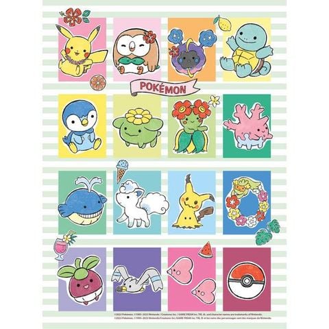  Tranh ghép DE1-021224 Buffalo Games Pokemon Cuties 100 Piece Puzzle 