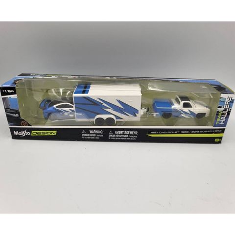  11404 Xe mô hình 1987 Chevrolet 1500/ 2019 Subaru BRZ 