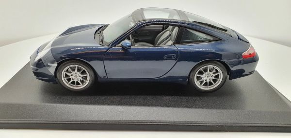  Đồ chơi mô hình oto Porche 911 Targa blue 1:18 