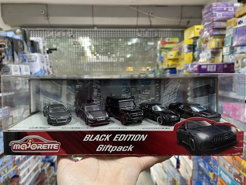 212053174 Bộ 5 Xe Mô Hình MAJORETTE Black Edition 5 Pieces Giftpack 