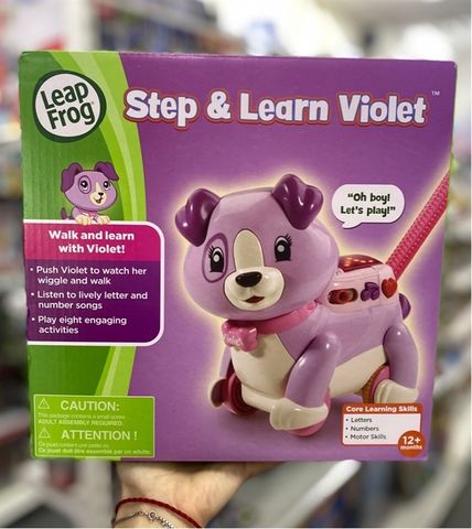  Bé cún màu tím LeapFrog Step and Learn Violet 