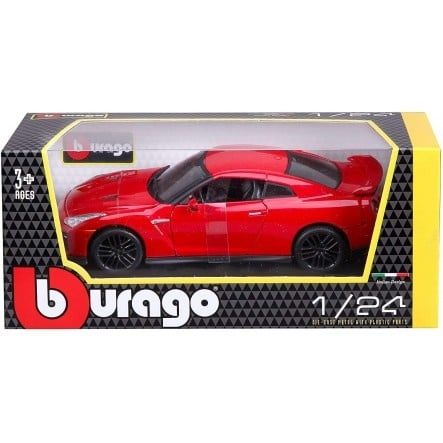  2017 Nissan GT-R R35 Red 1:24 Model 