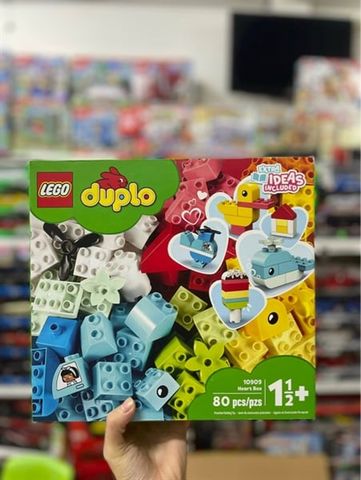  LEGO 10909 DUPLO Classic Heart Box Bricks Toy for Toddlers 