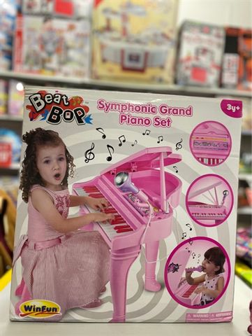  Đàn piano cổ điển WinFun màu hồng kèm mic - 2045G 