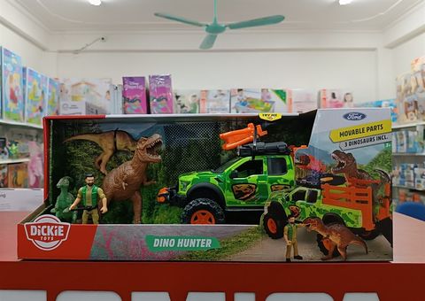  203837026 Đồ Chơi Xe Khủng Long DICKIE TOYS Dino Hunter 