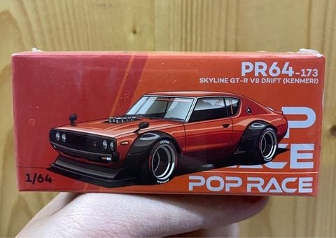  POPRACE PR640173 SKYLINE GT-R V8 DRIFT (KENMERI) ORANGE 